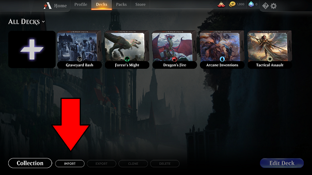 MTG Arena Import 1