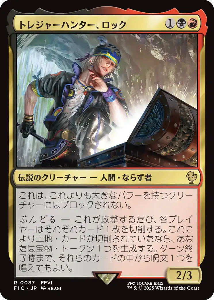 トレジャーハンター、ロック