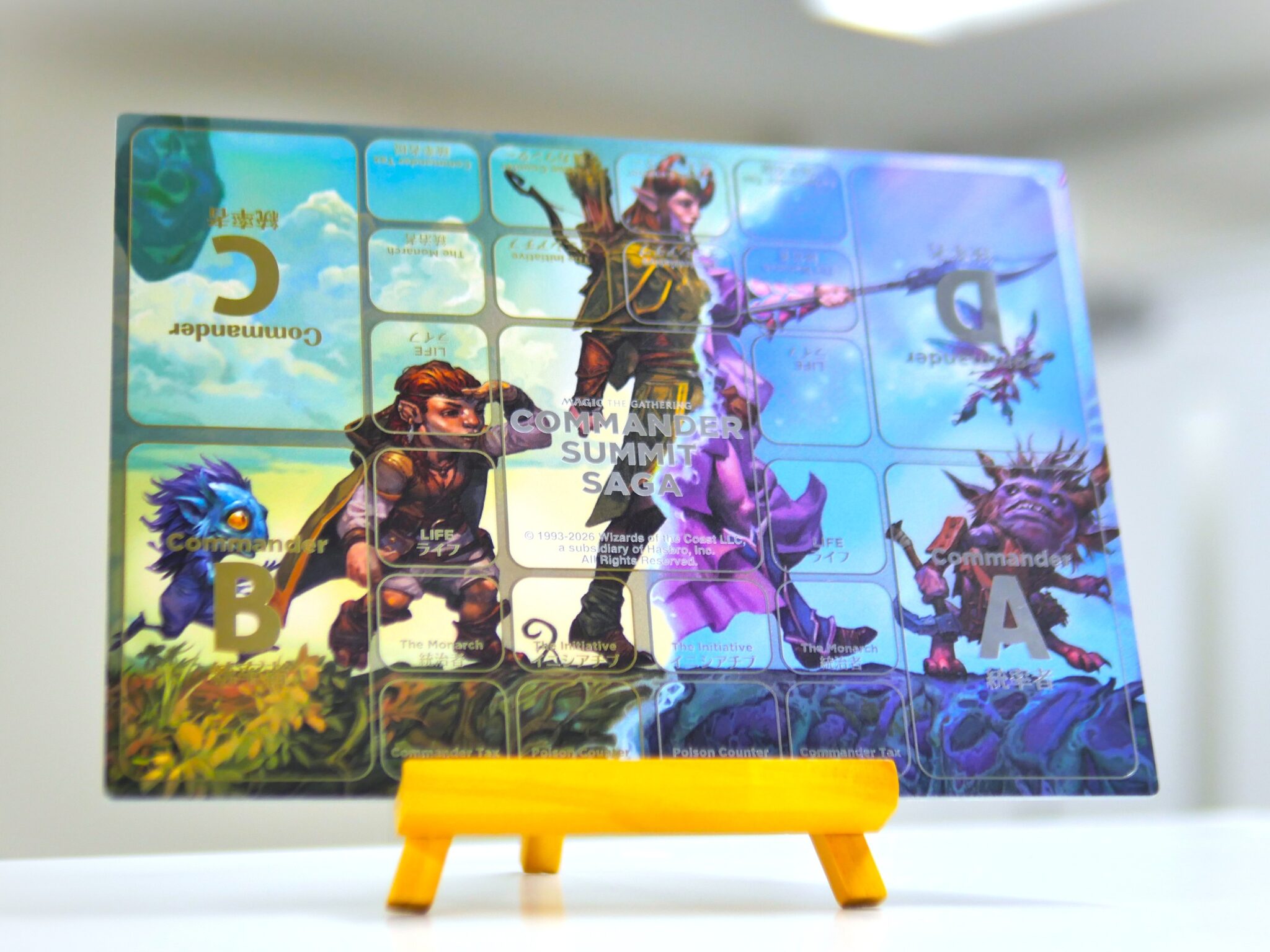 アクリル板の「統率者」サポートボード