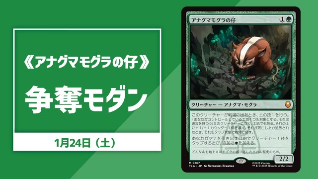 《アナグマモグラの仔》争奪モダン