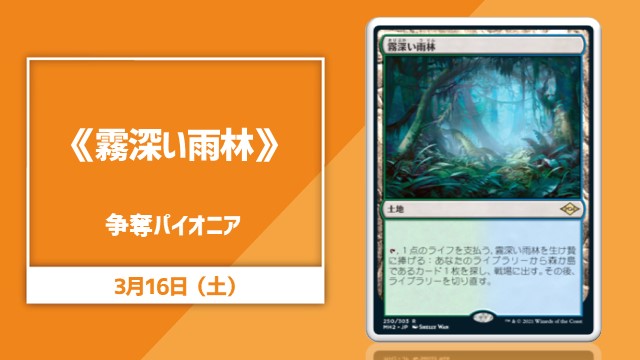 《Misty Rainforest》 Contested Pioneer