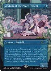 (714)■ボーダーレス■《真珠三叉矛の人魚/Merfolk of the Pearl Trident》[SLD] 青