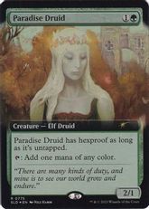 【Foil】(775)■拡張アート■《楽園のドルイド/Paradise Druid》[SLD] 緑