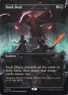 873)□ボーダーレス□《闇取引/Dark Deal》[SLD] 黒 | 日本最大級 MTG