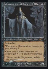 【Foil】(846)■旧枠■《不浄なる者、ミケウス/Mikaeus, the Unhallowed》[SLD] 黒