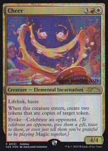 Foil】《Cheer》(ホリデープロモカード)[流星マーク] 金 | 日本最大級