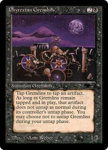 《Phyrexian Gremlins》[ATQ] 黒C
