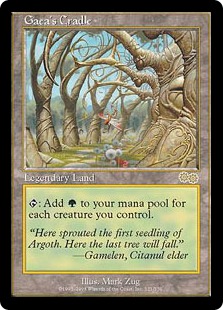 ガイアの揺籃の地/Gaea's Cradle》[USG] 土地R | 日本最大級 MTG通販