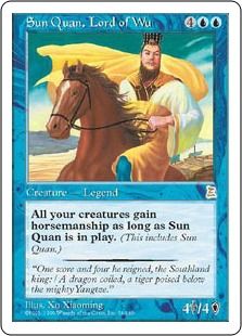 《呉主 孫権/Sun Quan, Lord of Wu》[PTK] 青R