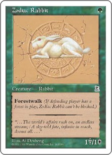 《黄道の兎/Zodiac Rabbit》[PTK] 緑C