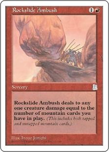 《落石の待ち伏せ/Rockslide Ambush》[PTK] 赤U