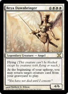 【Foil】《黎明をもたらす者レイヤ/Reya Dawnbringer》[10ED] 白R