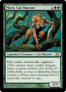 Foil】《猫族の戦士ミリー/Mirri, Cat Warrior》[10ED] 緑R | 日本最大 