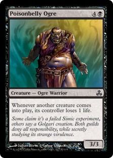 《毒腹のオーガ/Poisonbelly Ogre》[GPT] 黒C