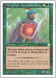 《南蛮王 孟獲/Meng Huo, Barbarian King》[PTK] 緑R