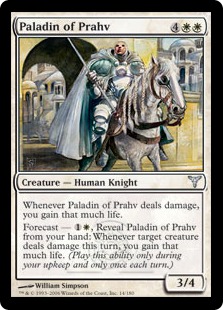 【Foil】《プラーフの聖騎士/Paladin of Prahv》[DIS] 白U