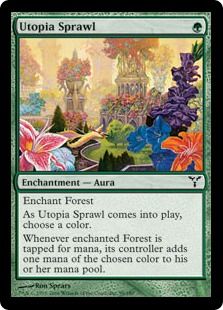 《楽園の拡散/Utopia Sprawl》[DIS] 緑C