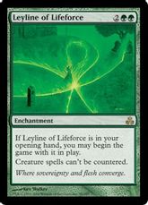 【Foil】《生命の力線/Leyline of Lifeforce》[GPT] 緑R