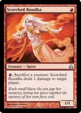 【Foil】《焼け焦げたルサルカ/Scorched Rusalka》[GPT] 赤U