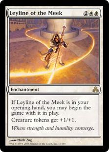 《弱者の力線/Leyline of the Meek》[GPT] 白R