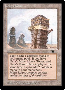 《ウルザの鉱山/Urza's Mine》(D Tower)[ATQ] 土地U