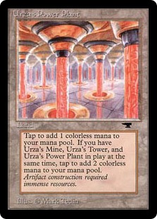 《ウルザの魔力炉/Urza's Power Plant》(A Pillar)[ATQ] 土地C