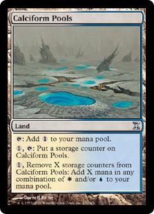 【Foil】《石灰の池/Calciform Pools》[TSP] 土地U