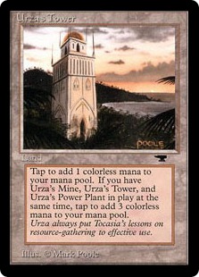 《ウルザの塔/Urza's Tower》(C Shore)[ATQ] 土地U
