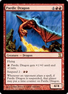 《パーディック山のドラゴン/Pardic Dragon》[TSP] 赤R
