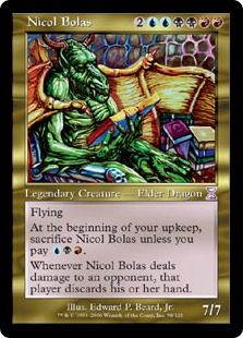 Foil】□旧枠□《ニコル・ボーラス/Nicol Bolas》[TSB] 金R | 日本最大 