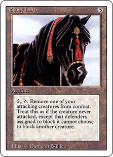 《黒檀の馬/Ebony Horse》[3ED] 茶R