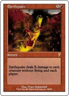 Foil】《地震/Earthquake》[7ED] 赤R | 日本最大級 MTG通販サイト 