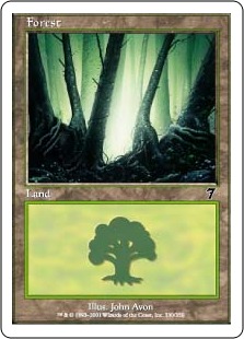 【Foil】(330)《森/Forest》[7ED] 土地