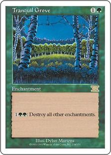 《平穏の樹林/Tranquil Grove》[6ED] 緑R