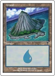 (335)《島/Island》[7ED] 土地