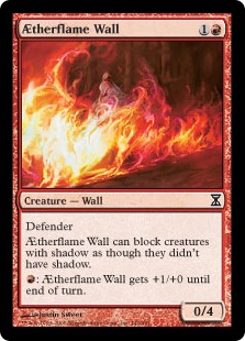《霊気炎の壁/AEtherflame Wall》[TSP] 赤C