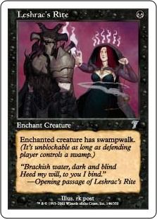 《レシュラックの秘儀/Leshrac's Rite》[7ED] 黒U
