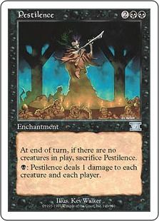 黒死病/Pestilence》[6ED] 黒U | 日本最大級 MTG通販サイト「晴れる屋」