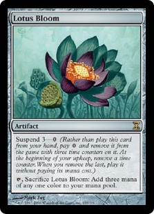 【Foil】《睡蓮の花/Lotus Bloom》[TSP] 茶R