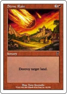 Foil】《石の雨/Stone Rain》[7ED] 赤C | 日本最大級 MTG通販サイト 