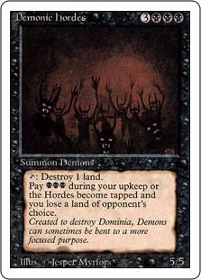 《Demonic Hordes》[3ED] 黒R
