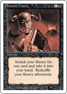 悪魔の教示者/Demonic Tutor》[3ED] 黒U | 日本最大級 MTG通販サイト 
