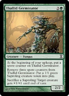 【Foil】《サリッドの発芽者/Thallid Germinator》[TSP] 緑C