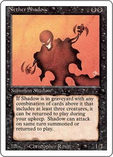 《冥界の影/Nether Shadow》[3ED] 黒R