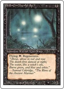 《鬼火/Will-o'-the-Wisp》[3ED] 黒R