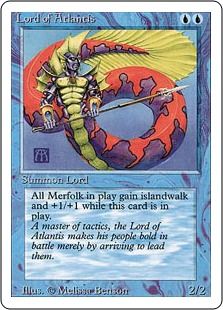 《アトランティスの王/Lord of Atlantis》[3ED] 青R