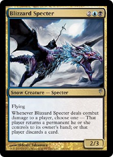 【Foil】《吹雪の死霊/Blizzard Specter》[CSP] 金U