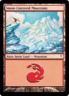 (154)《冠雪の山/Snow-Covered Mountain》[CSP] 土地L