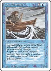 《水の精霊/Water Elemental》[3ED] 青U