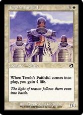 【Foil】《ティーロの信者/Teroh's Faithful》[TOR] 白C